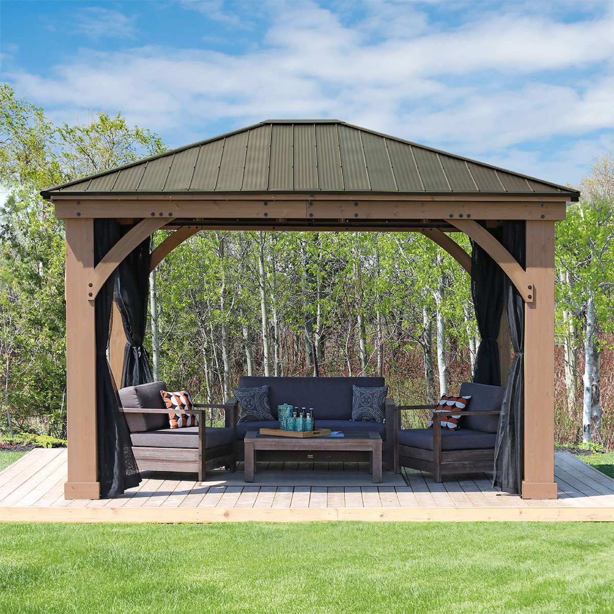 Westmann Moskitonetz für Devon 12x14 Schwarz Bild 4