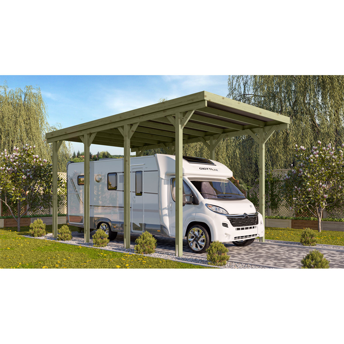 Karibu Caravan Carport Bild 2