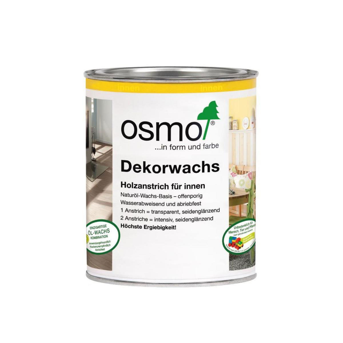 Osmo Dekorwachs Intensiv Weiß-matt 0,75 L