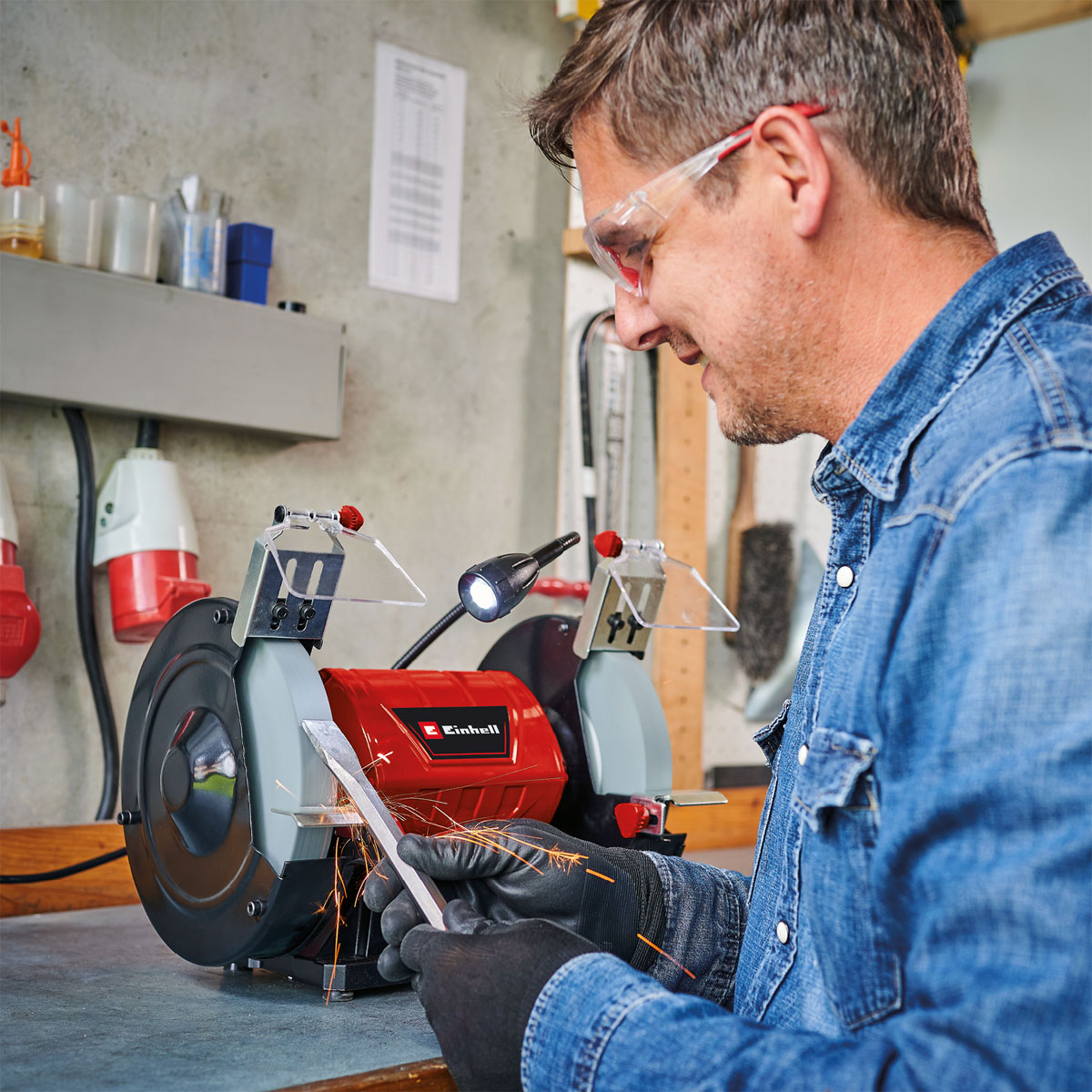 Einhell Doppelschleifer TC-BG 200 L Bild 2