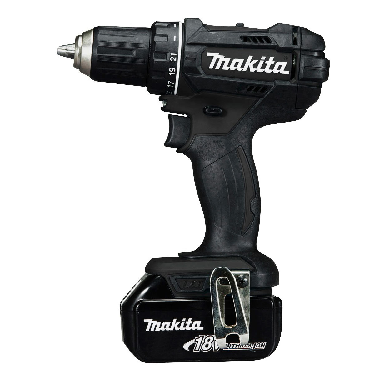 Makita Akku-Bohrschrauber 18V inkl 2 Akkus Black Edition DDF482RFEB inkl Schnellladegerät und Transportkoffer