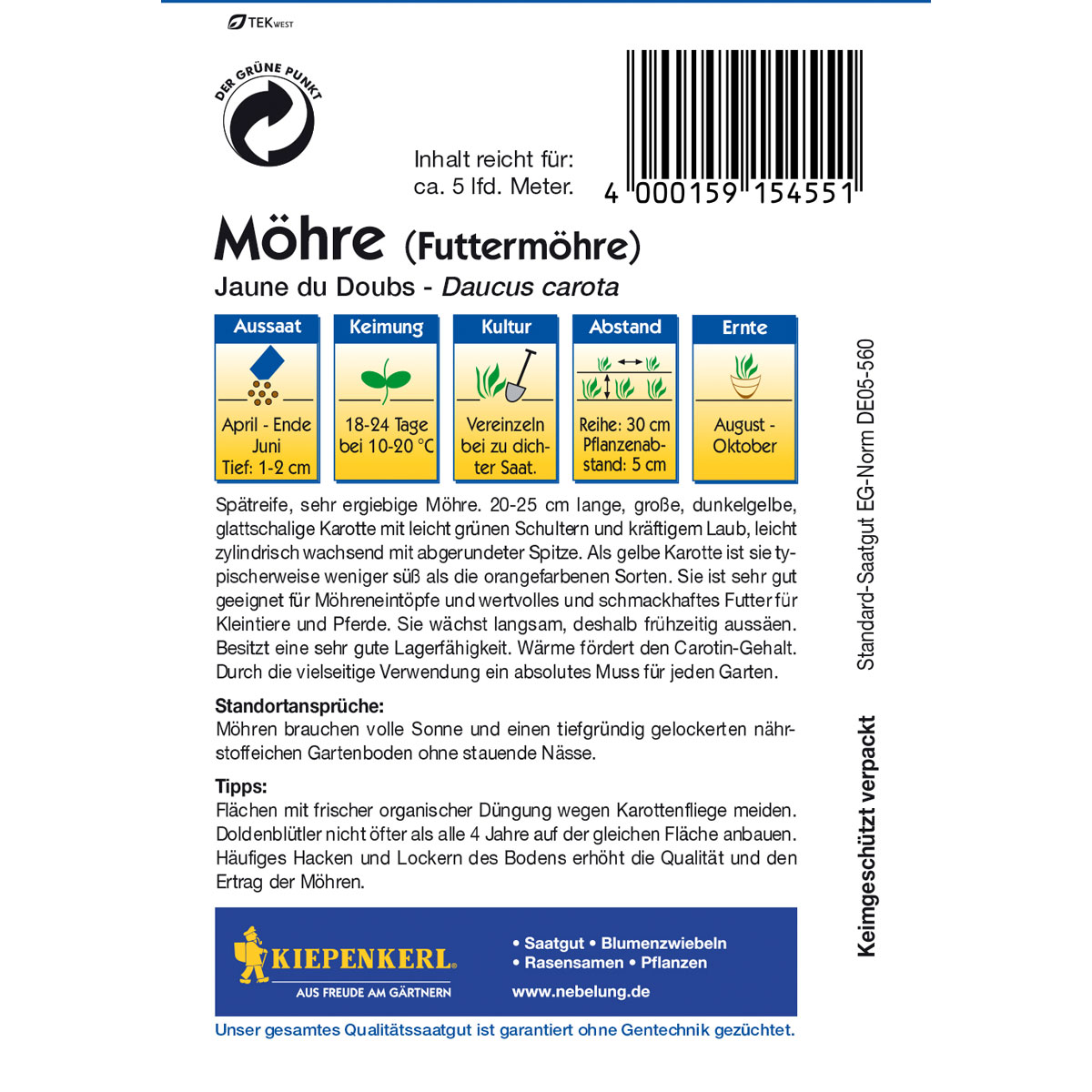 Kiepenkerl Moehre Jaune du Doubs Bild 2
