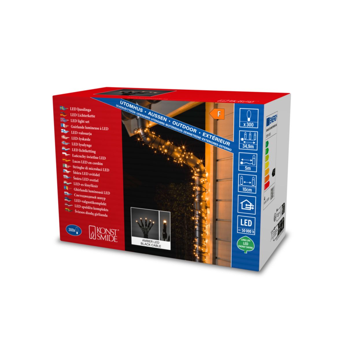 Konstsmide LED Lichterkette 300 Dioden