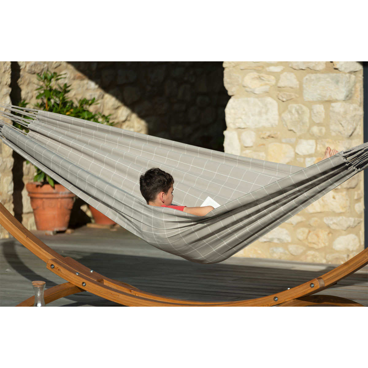 La Siesta Kingsize-Hängematte Brisa Vanilla Wetterresistent Bild 4