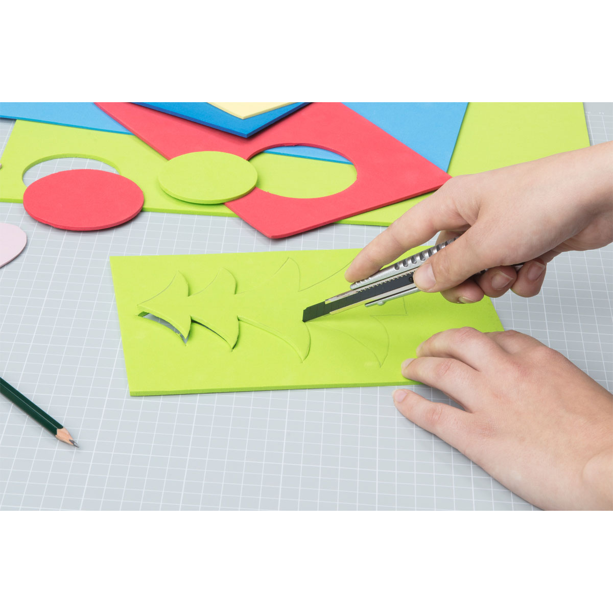 Wolfcraft  Metall-Abbrechklingen-Messer 9 mm schwarze Klinge Profi-Sharp Bild 3