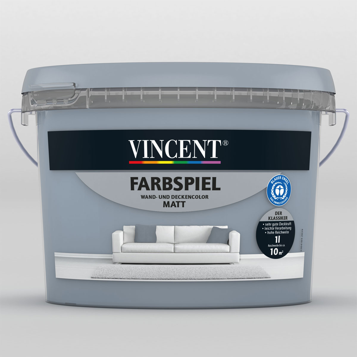 Vincent Farbspiel Fjord matt 1 L