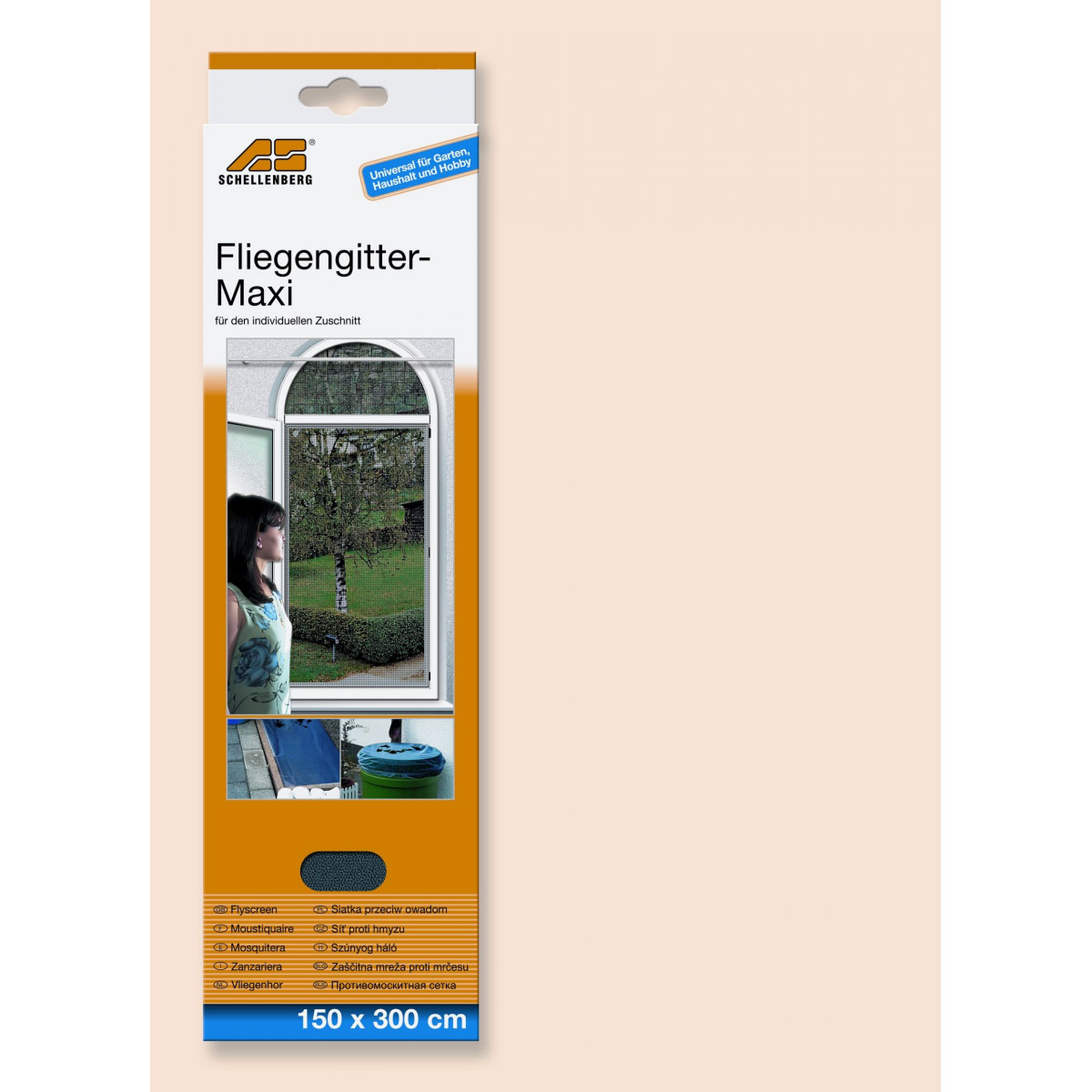 Schellenberg Fliegengitter 150 x 300 cm anthrazit