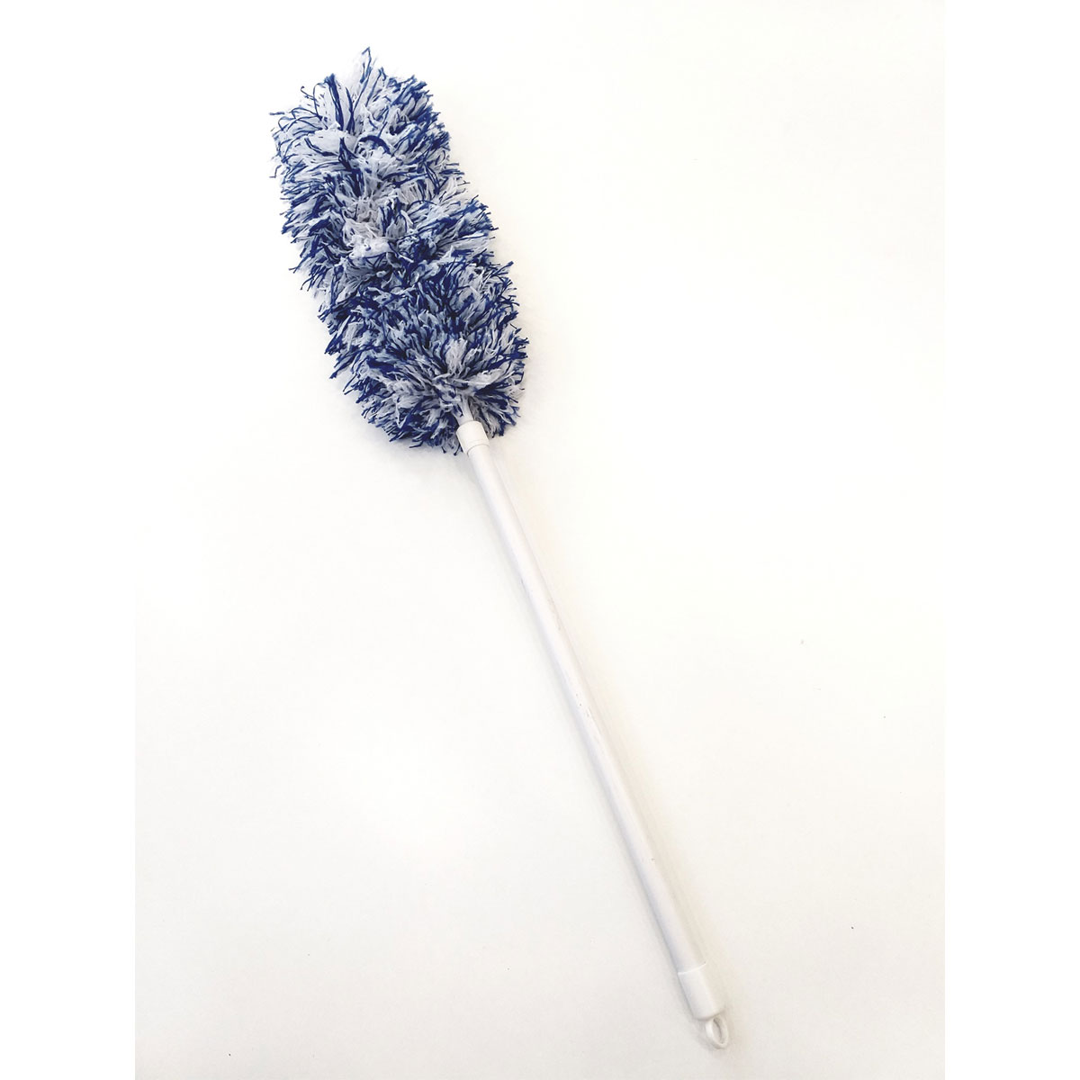 Peggy-Perfect Staubwedel Mikrofaser Telestiel blau/weiß Bild 1