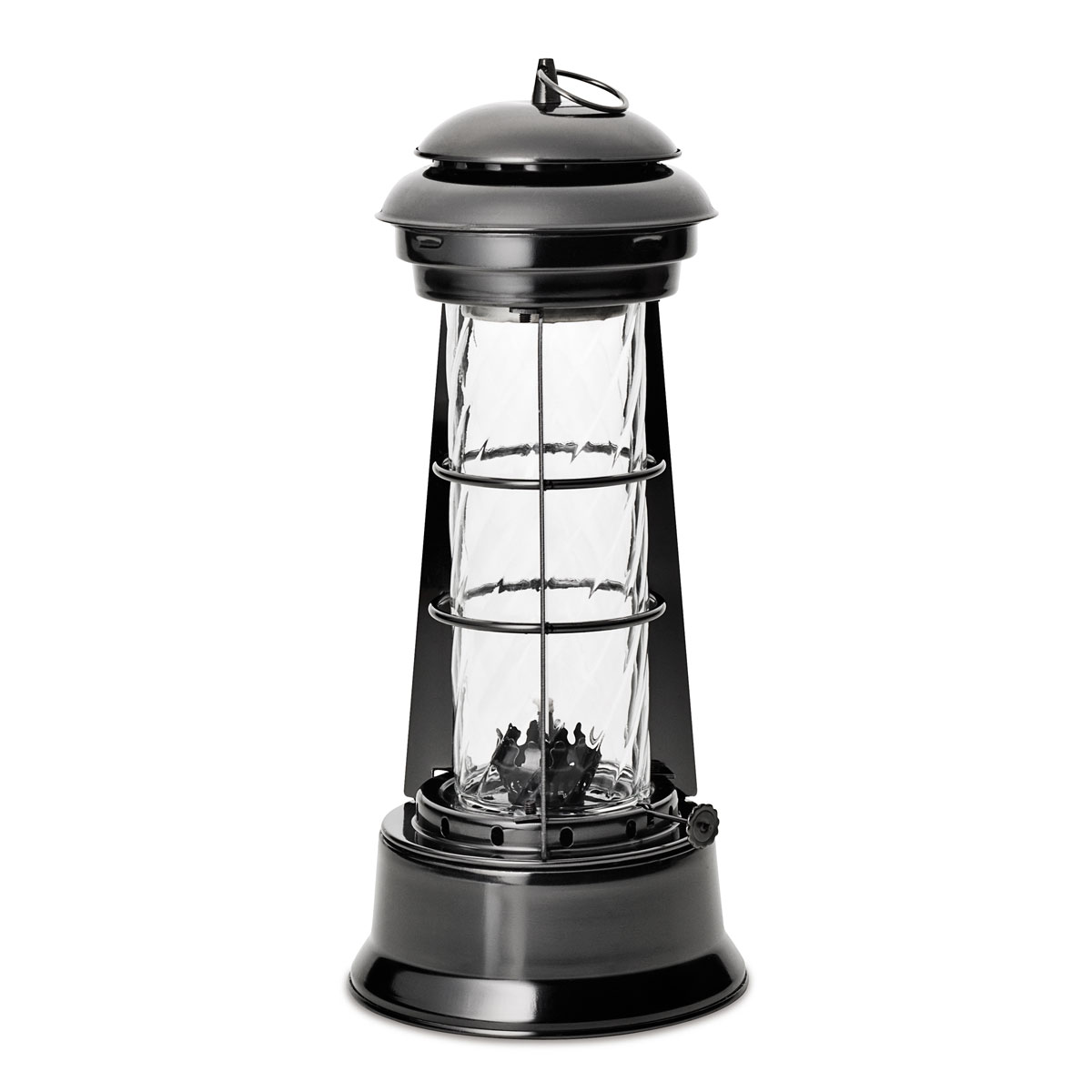 Öl-Lampe Uranus schwarz 30,5 cm