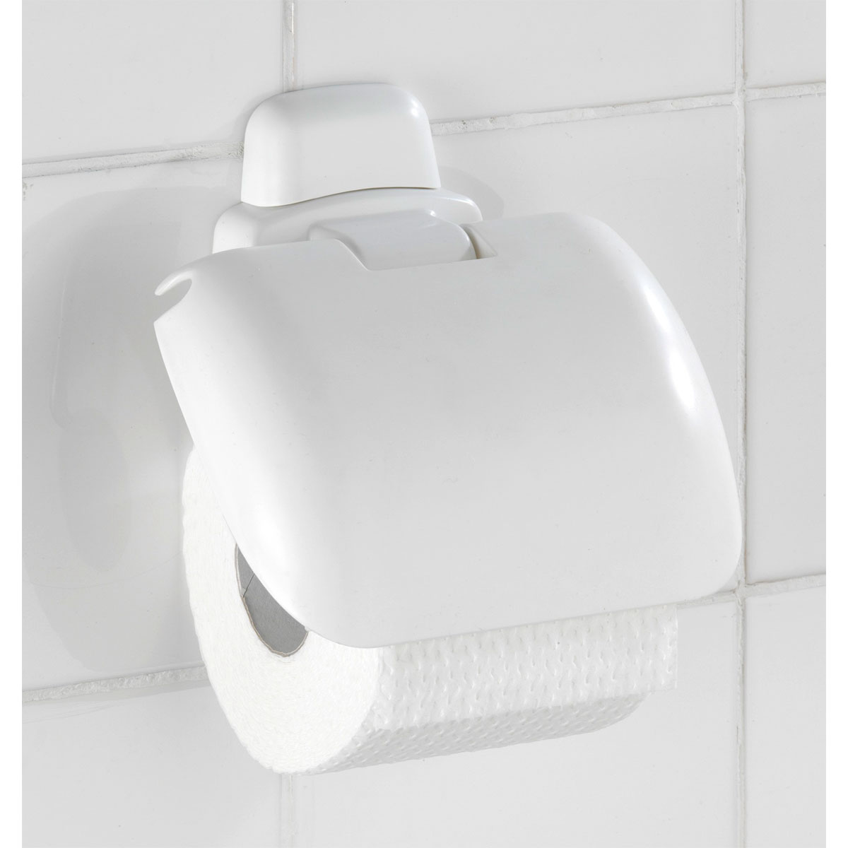 Wenko Toilettenpapierhalter Pure mit Deckel Bild 2