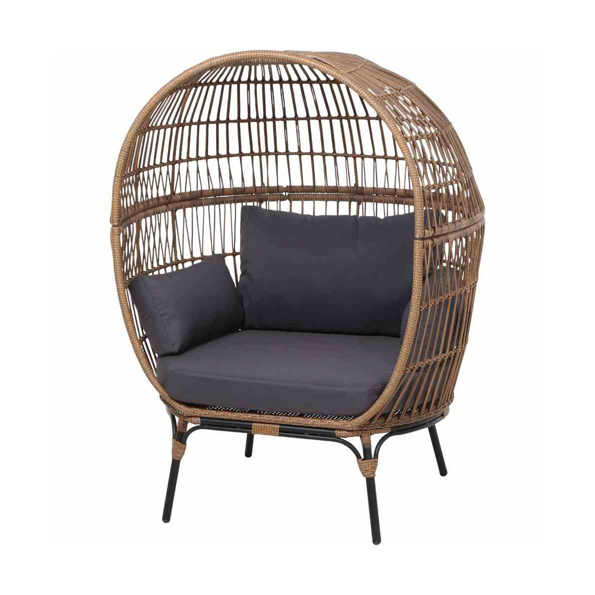 Siena Garden Loungeinsel „Salerno“, royal oak/anthrazit