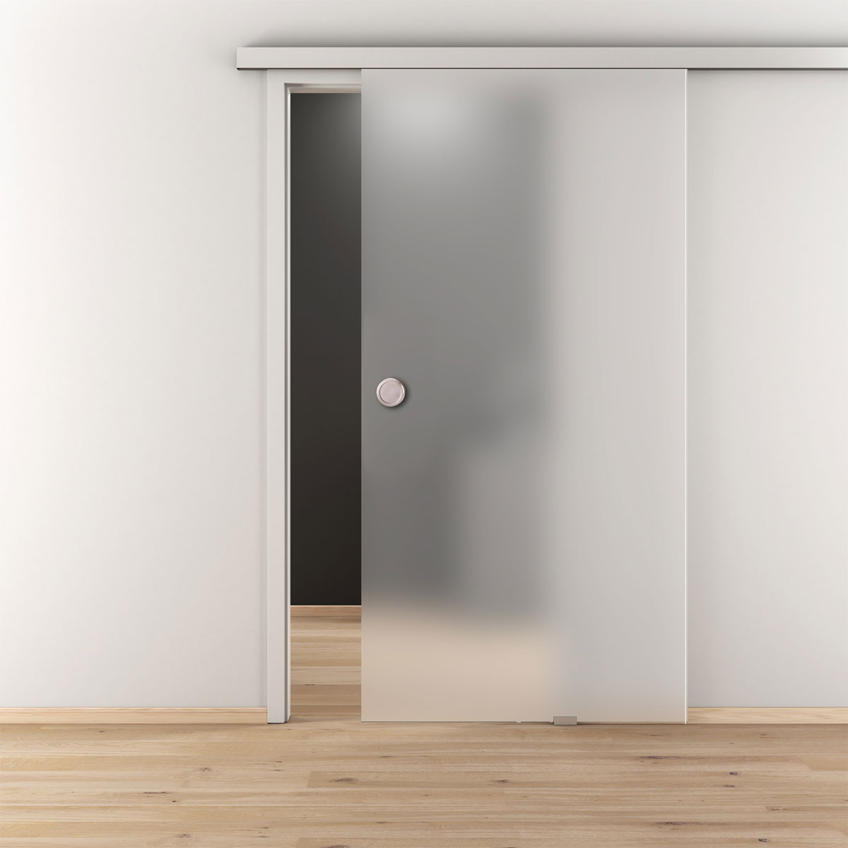 Novadoors Glasschiebetür NOVA 501 ESG mattiert 93,5 x 205,8 x 8 cm