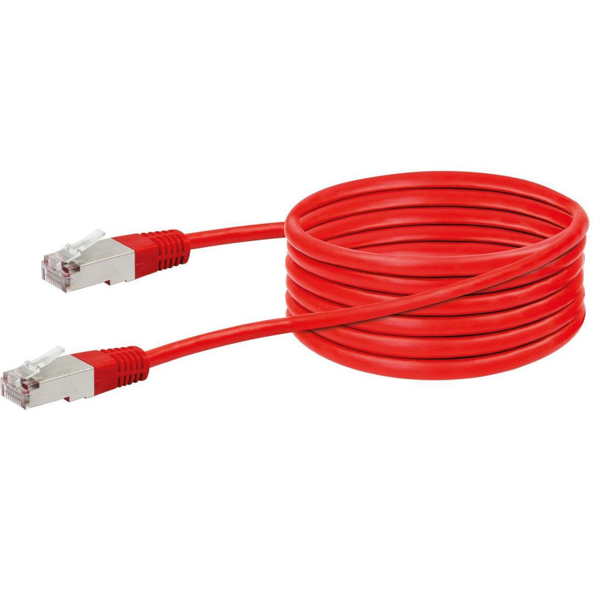 CAT5e-Netzwerkkabel rot, 2 m