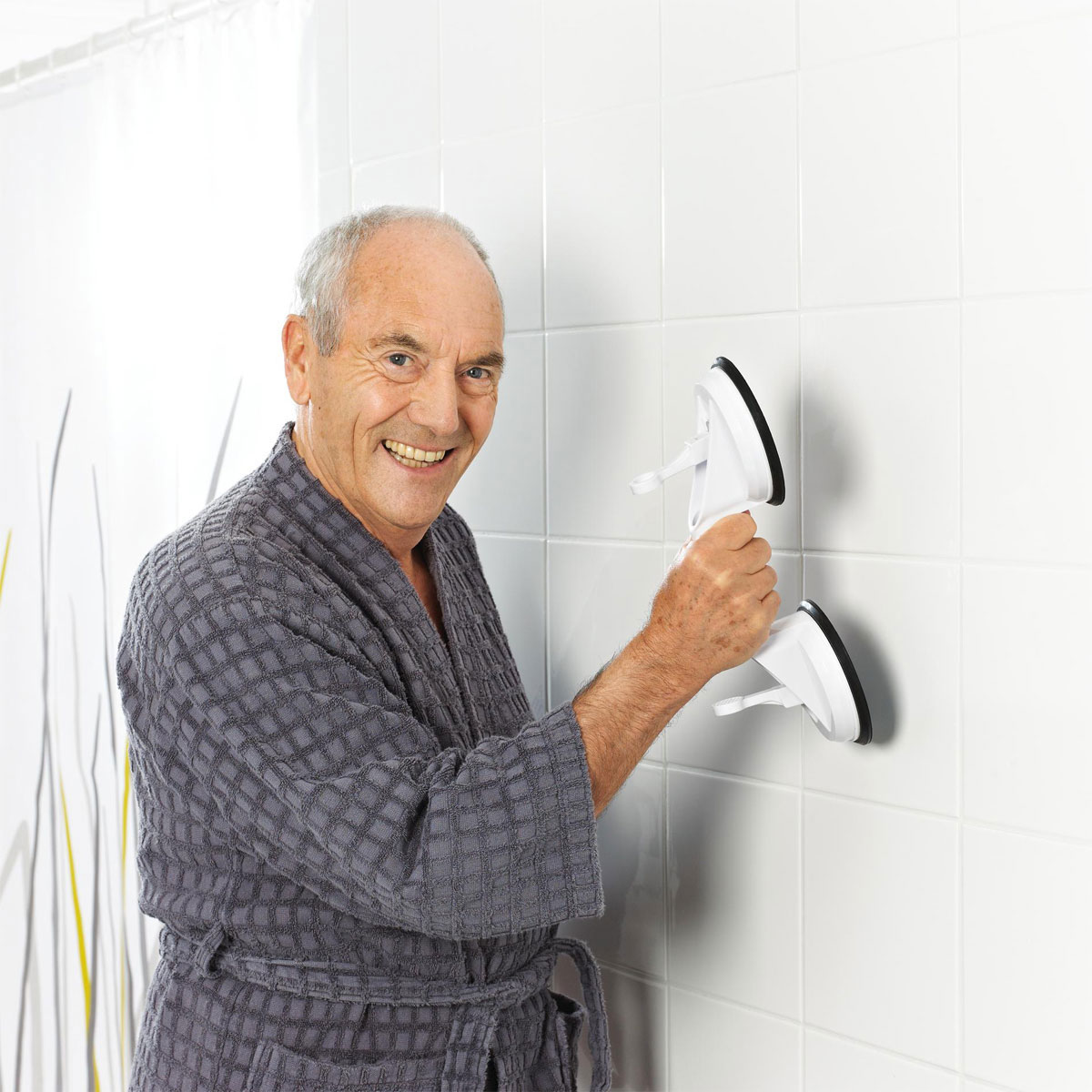 Ridder  Reisesauggriff mit 2 Saugern 32 cm weiß Bild 5