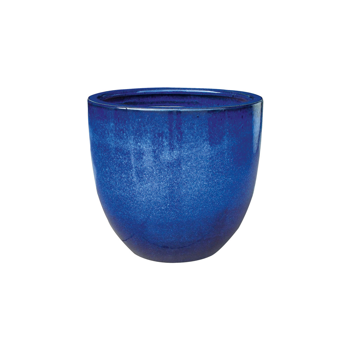 Haveson Pflanztopf Bern II Durchmesser 26 x 25 cm blau glasiert