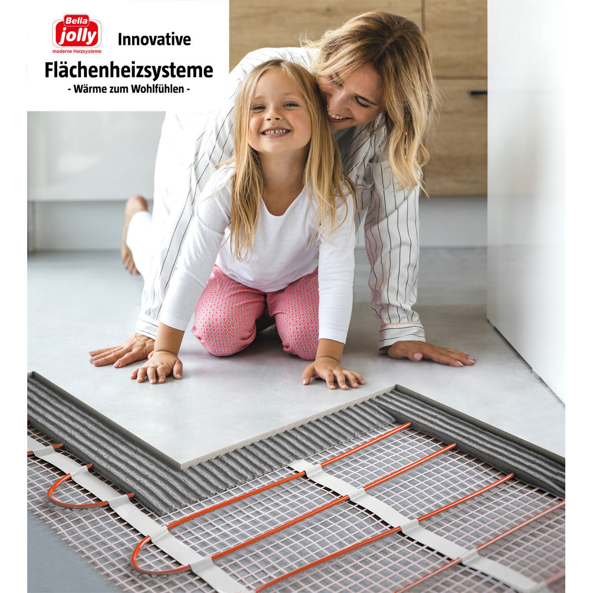 Jollytherm Elektrische Fußbodenheizung Elektrotherm 1 m² Bild 4