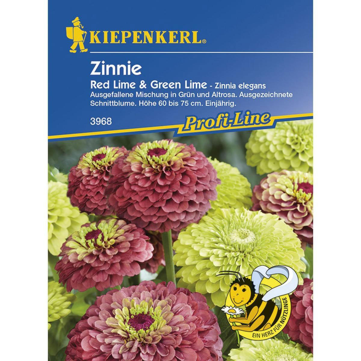 Kiepenkerl Zinnien Red Lime und Green Lime Bild 1