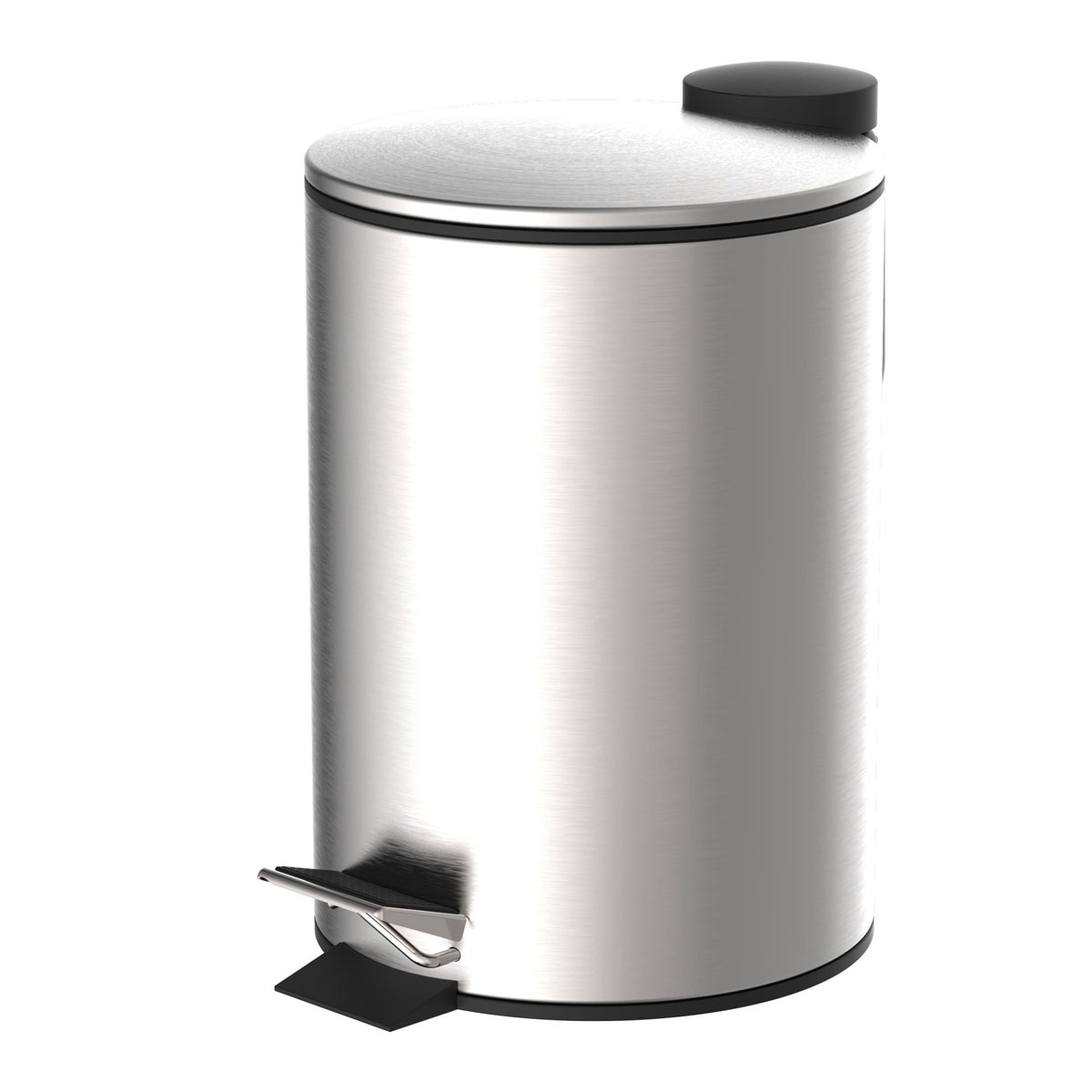 Schütte Kosmetik-Treteimer Edelstahl ca 3 l mit Absenkautomatik Bild 1