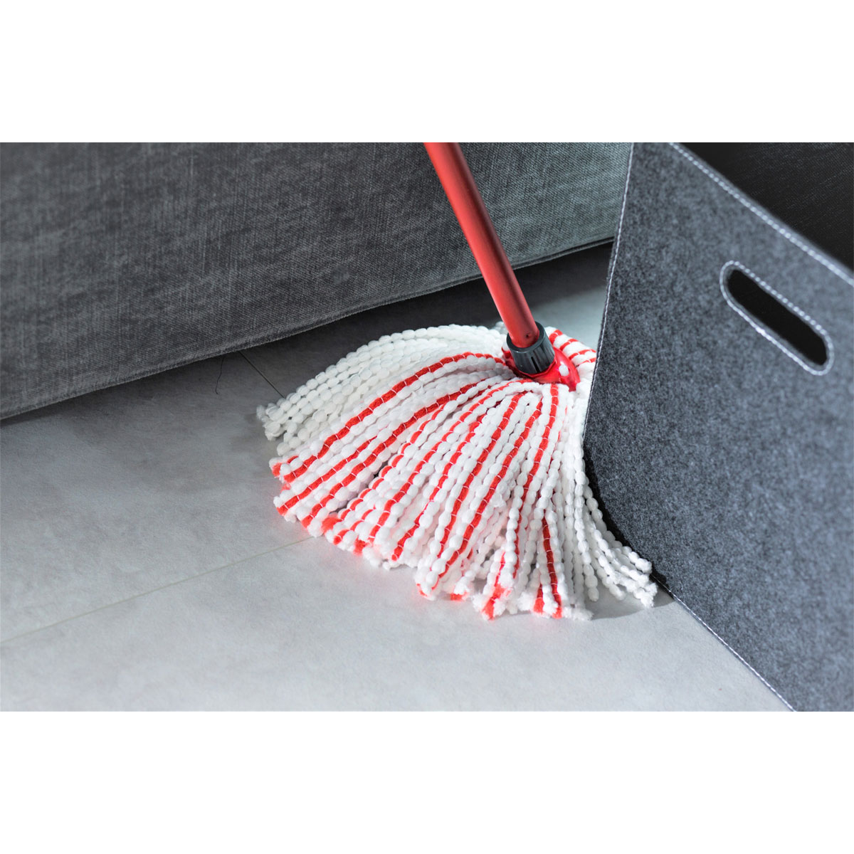 Vileda Wischmop Supermocio Mikrofaser und Power System Bild 4