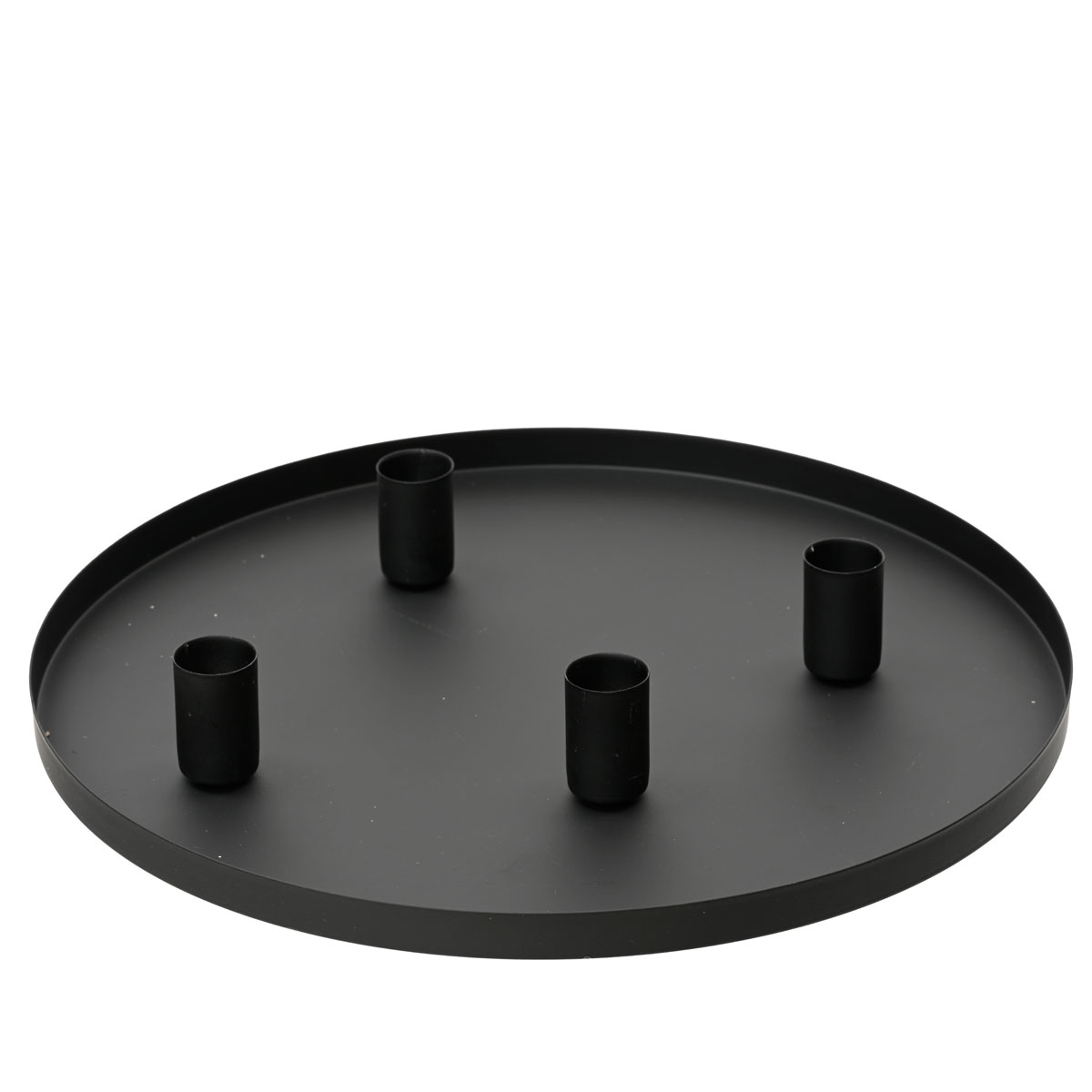 Kerzenhalter Eisen schwarz