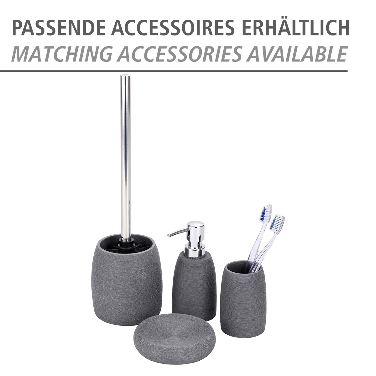 Wenko  WC-Garnitur Goa Grau Bild 5