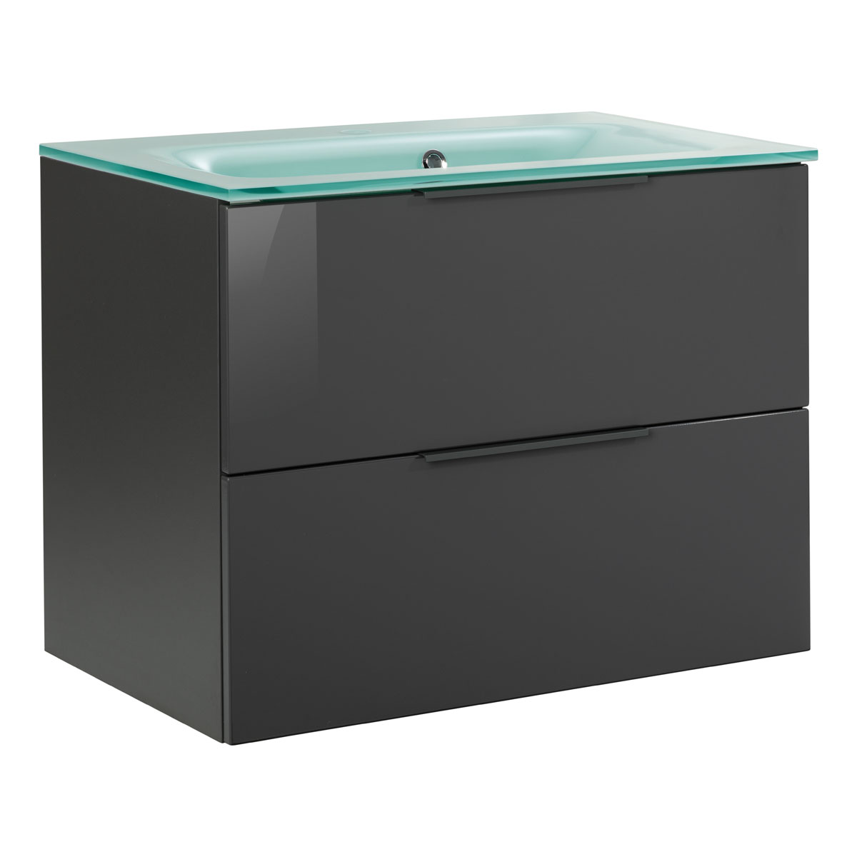 Fackelmann  Waschtischunterschrank LUNA 800 x 602 x 488 mm anthrazit Bild 3