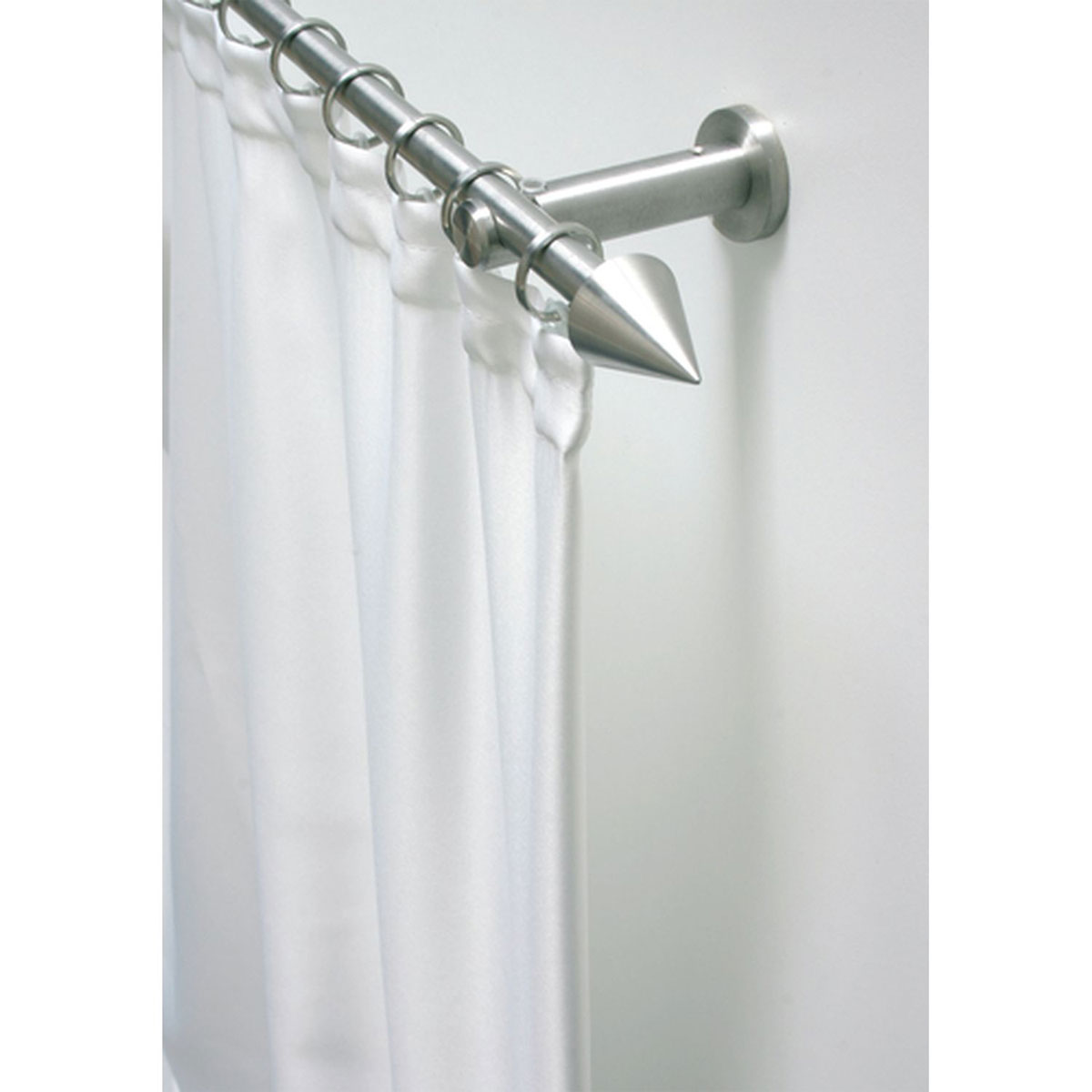 Gardinia Endstück Kegel für Durchmesser 12 mm 4,6 cm Edelstahl Bild 2