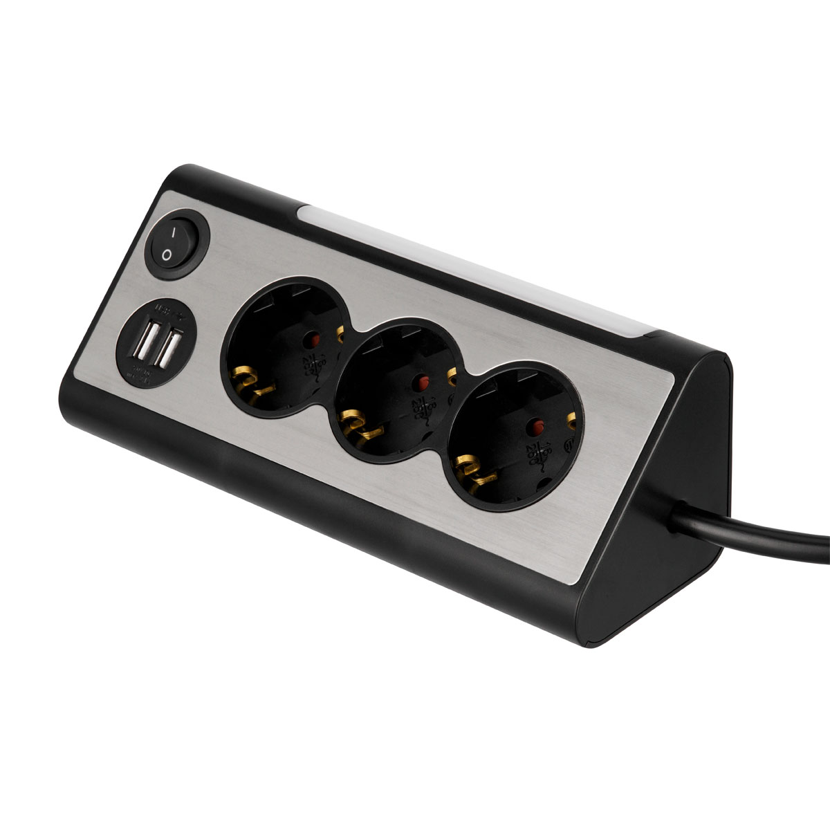 REV Ritter USB-Steckdosenleiste Lightsocket 3fach 2xUSB 0,5W Bild 2