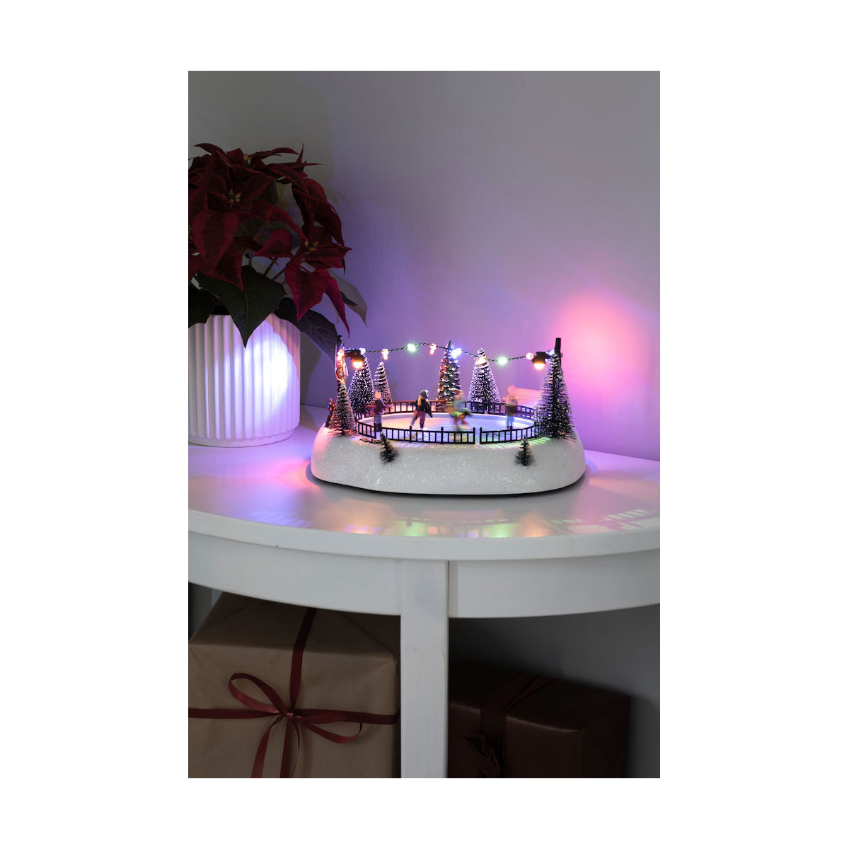 Konstsmide LED Szenerie Eisbahn 12 Dioden Musik 3xAA und USB Bild 3