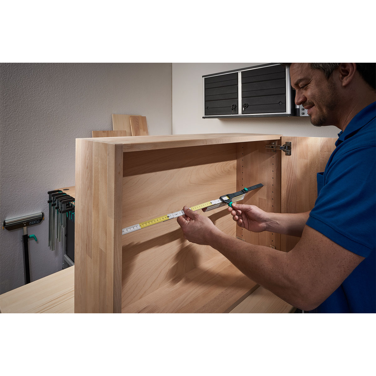 Wolfcraft  Innenmaß-Adapter für Zollstöcke Bild 2