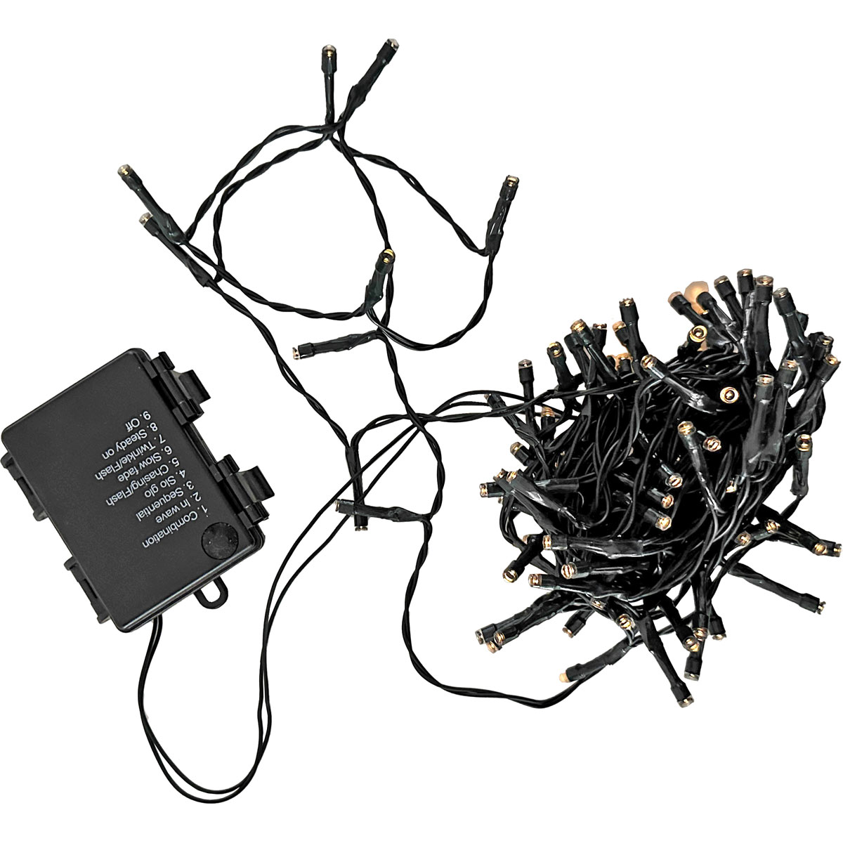 Batterielichterkette mit 24 warm weißen LED IP44 8 Funktionen und Timer Bild 3
