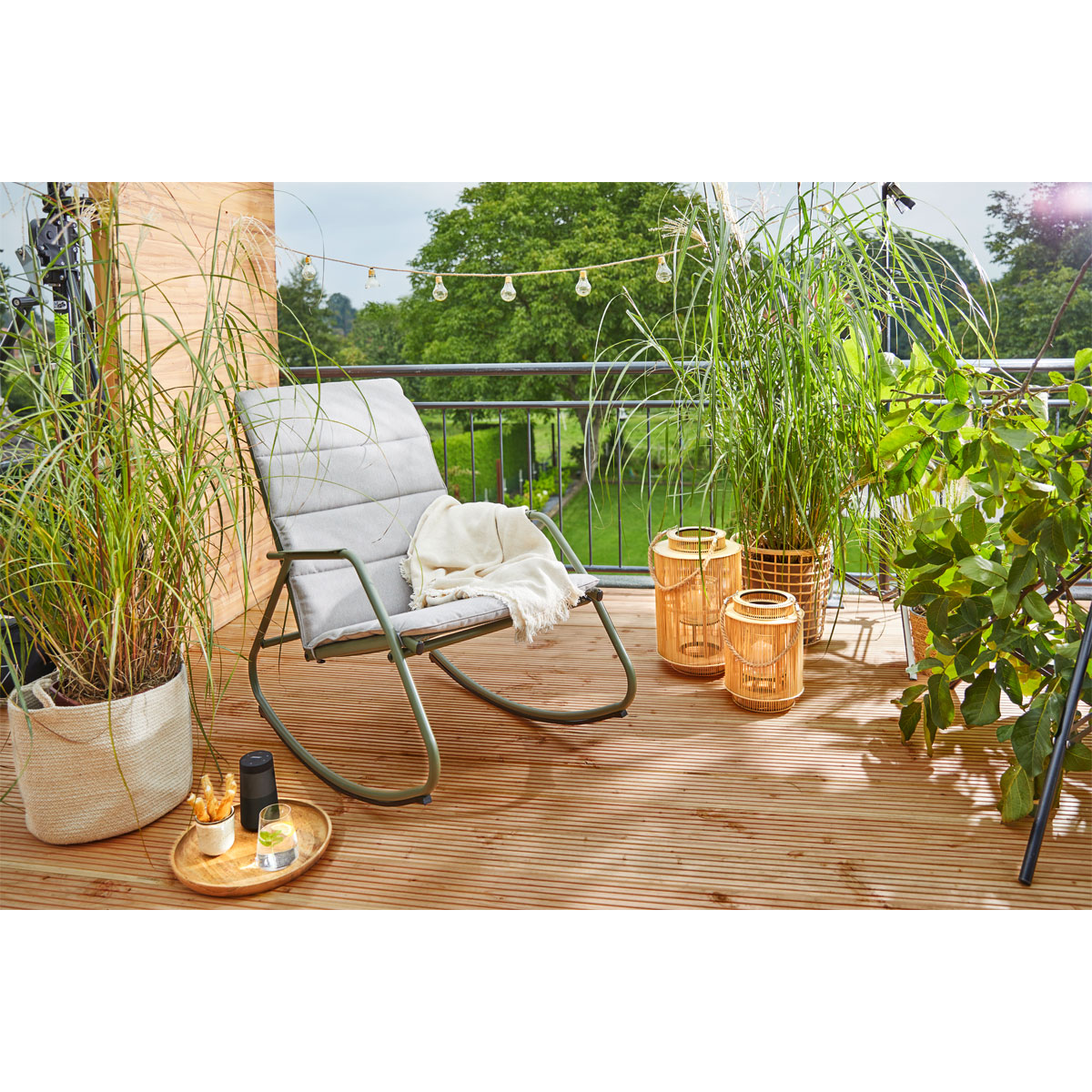 Haveson Schaukelsessel Kolding inkl Sitzauflage Bild 3