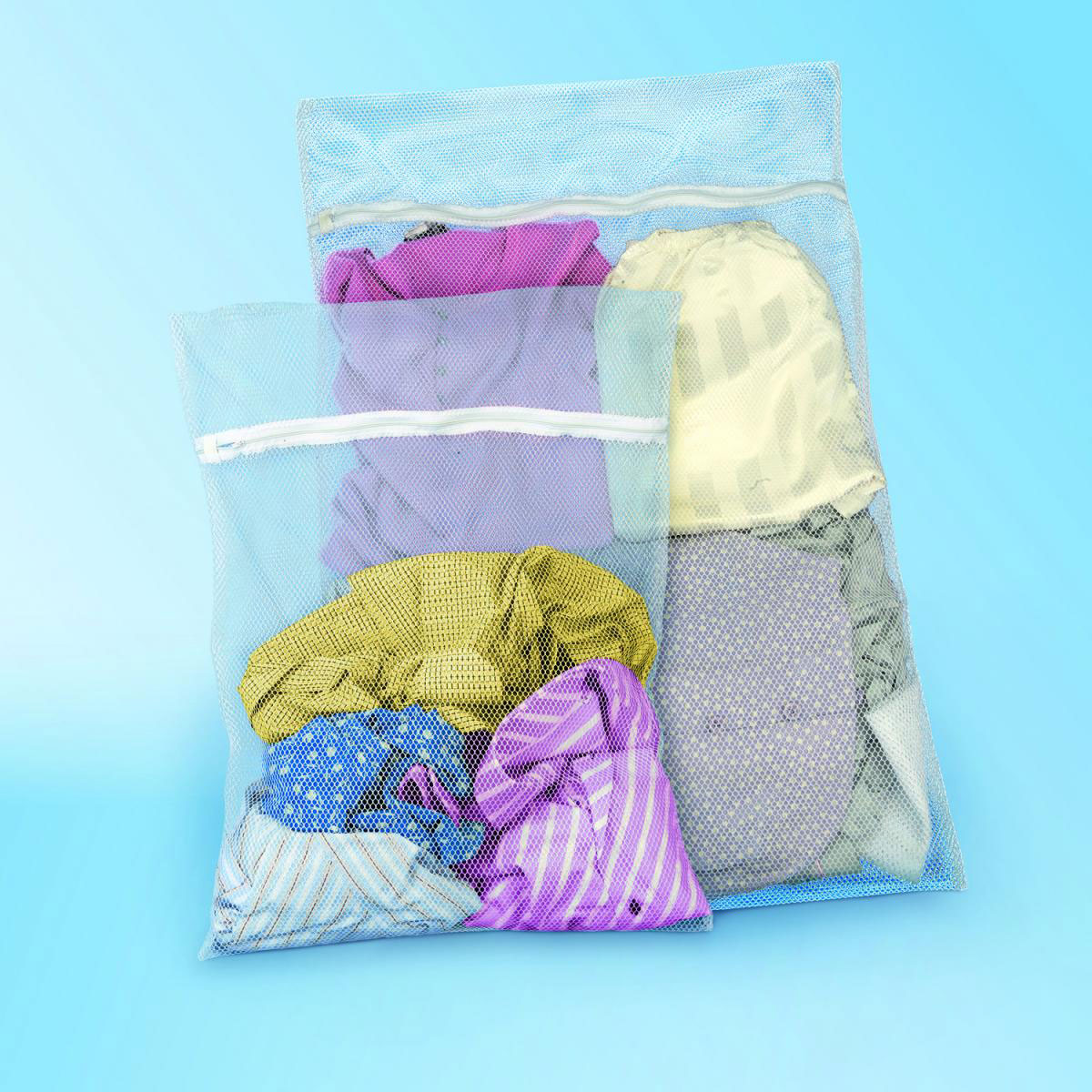 Metaltex Wäschenetz 2 Stück weiß Bild 2