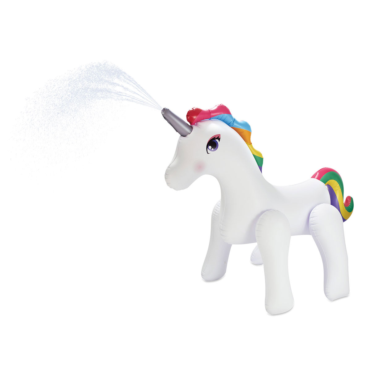 Summer Waves Wasserspielzeug Sprinkler Einhorn 284x127x211cm Weiß Bild 2