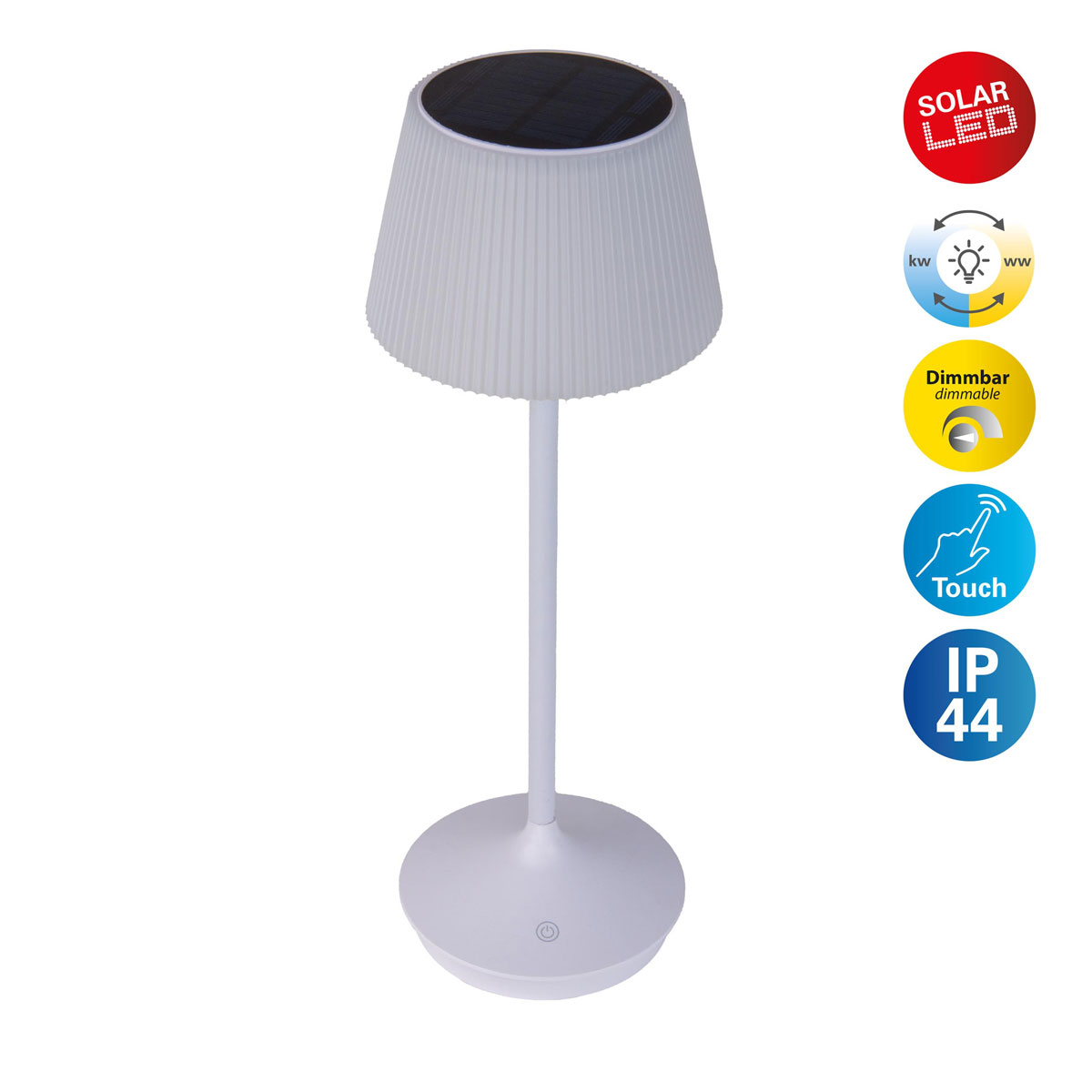 TL Emmi Metall/KS weiss LxBxH:13x13x38cmdimmbar Bild 2