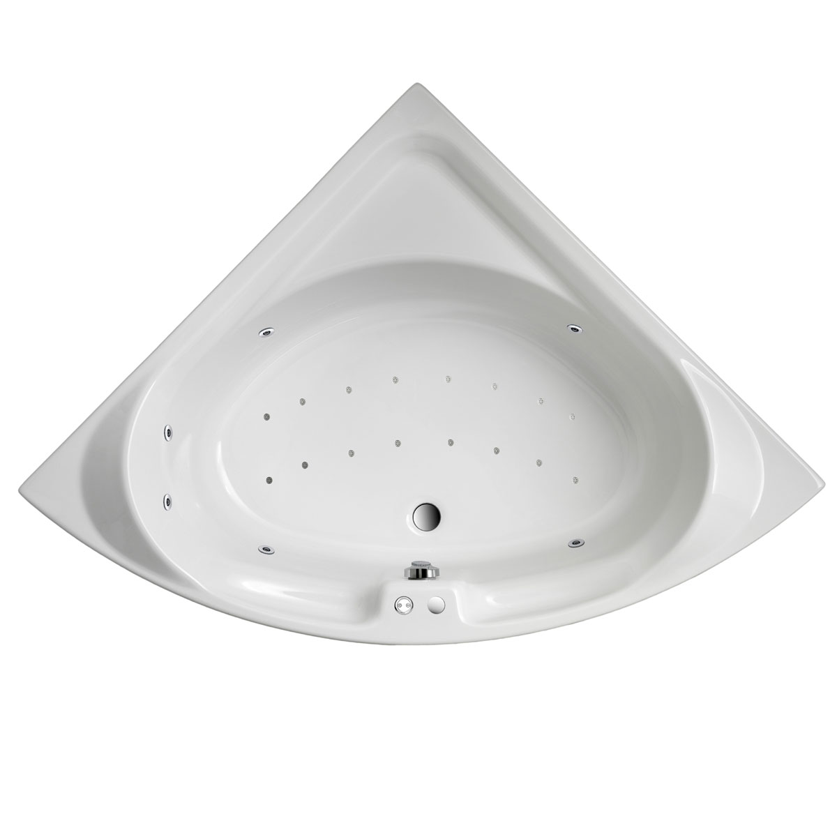 Ottofond Whirlpool-Set Laguna 136 cm weiß Typ 3 Bild 1