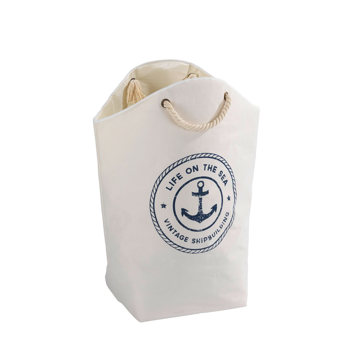 Wenko  Wäschesammler Sylt Shopper 58 L