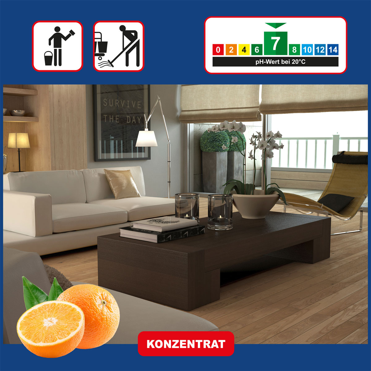 Allzweck Reiniger Orange 1 l Bild 2