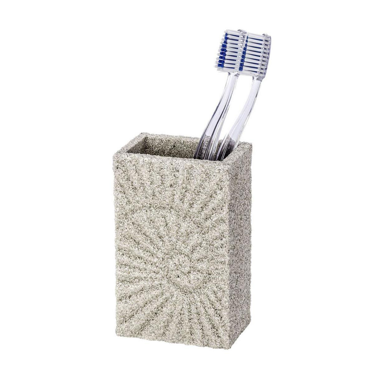 Wenko Zahnputzbecher Fossil beige Bild 1