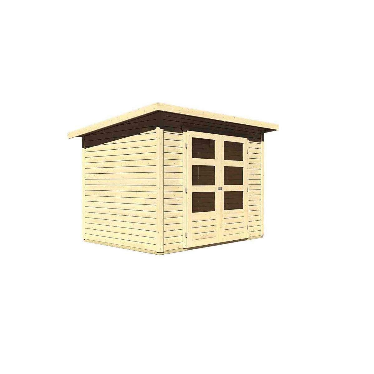 Karibu Gartenhaus Stockach 3 naturbelassen Bild 2