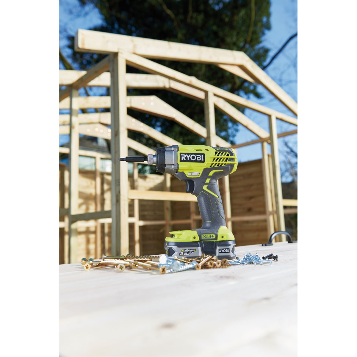 Ryobi  Akku-Schlagbohrschrauber R18ID3-0 ohne Akku und Ladegerät Bild 3