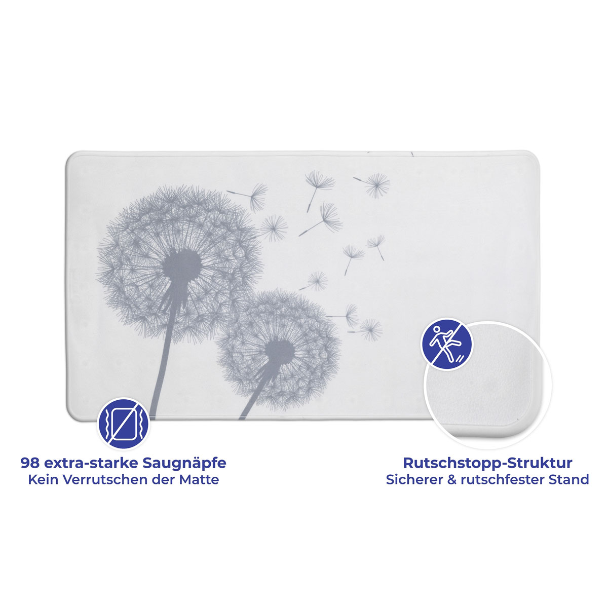 Wenko  Wanneneinlage Astera 70 x 40 cm Bild 5