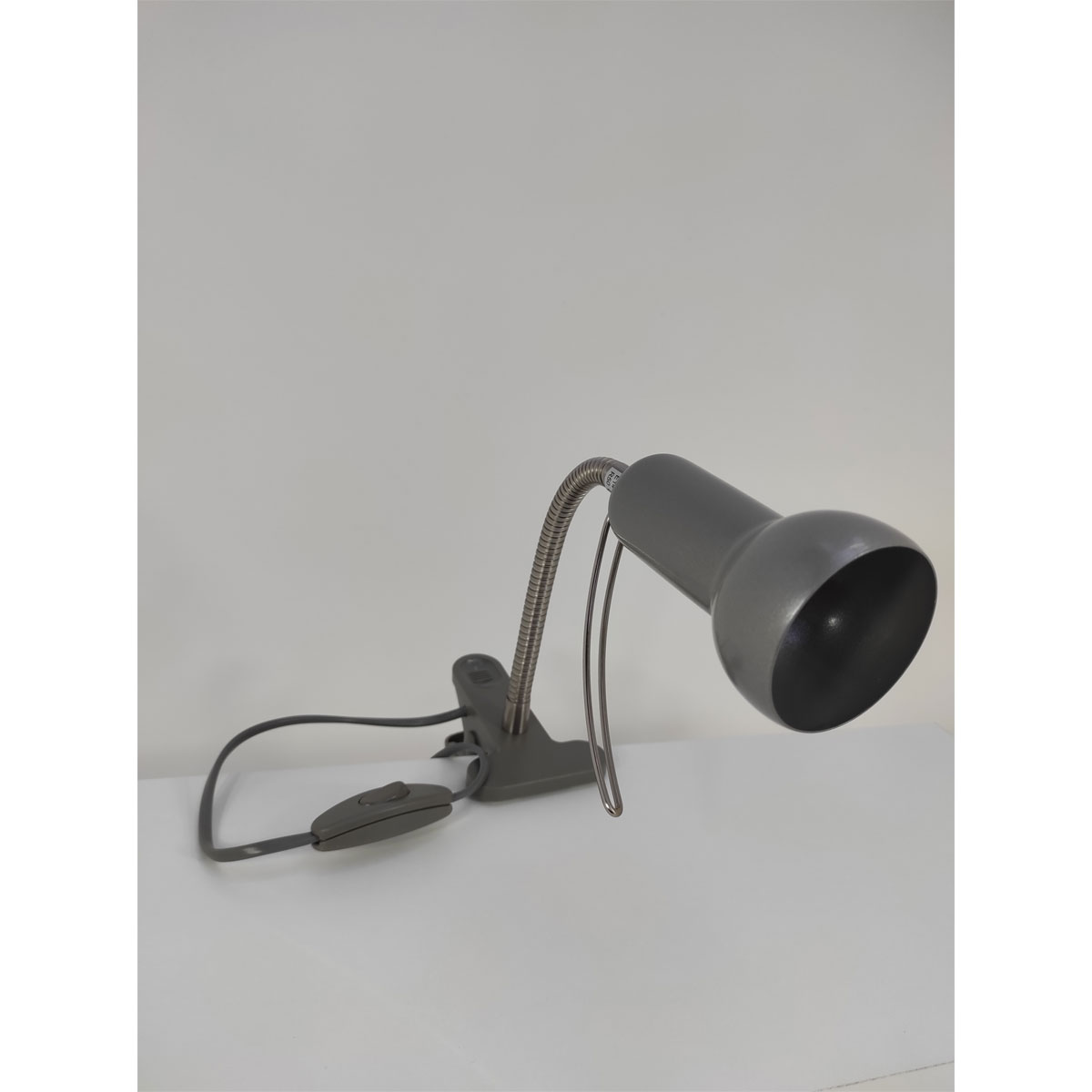 Klemmleuchte flexibel silber Bild 1