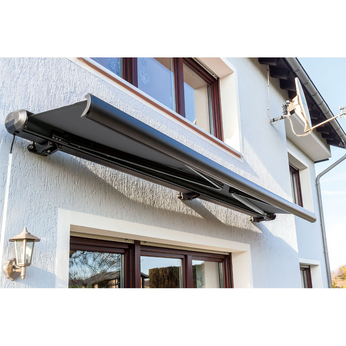 Durabil Markise inkl LED-Beleuchtung 400 x 300 cm anthrazit Bild 6