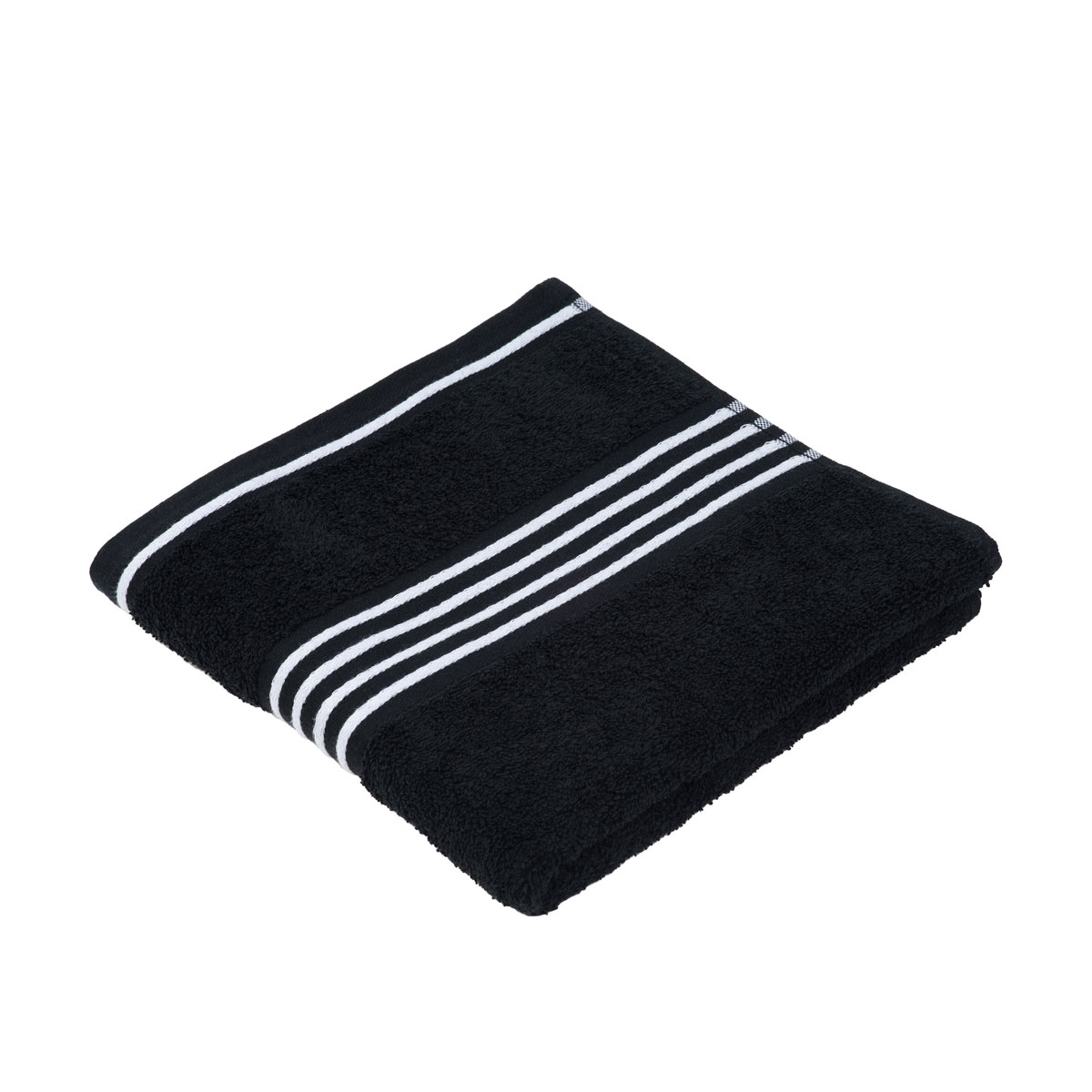 Gözze Frottier-Handtuch Rio 50 x 100 cm schwarz vollfarbig