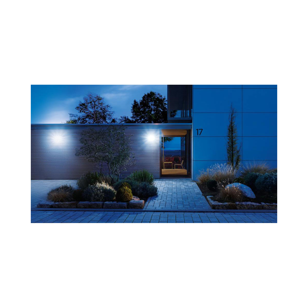 Steinel LED-Außenstrahler XLED home 2 S mit Bewegungsmelder weiß Bild 4