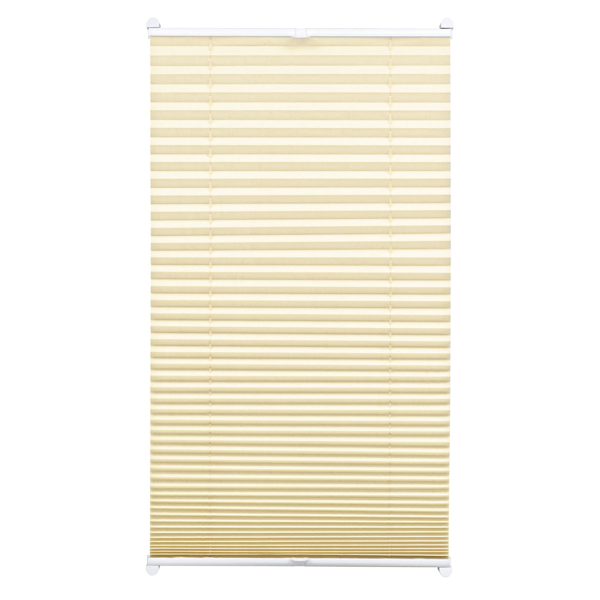 Gardinia Plissee Easyfix mit 2 Bedienschienen 50 x 130 cm creme