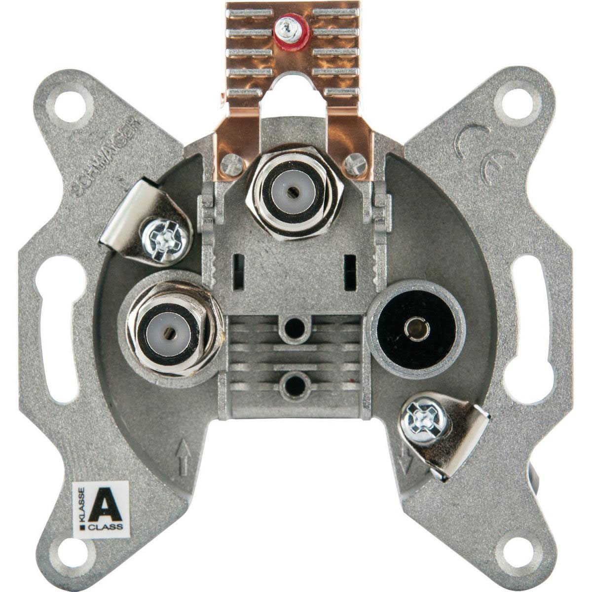 Schwaiger TWIN Stichleitungsdose SAT-Zf-Anschluss 2fach Bild 3