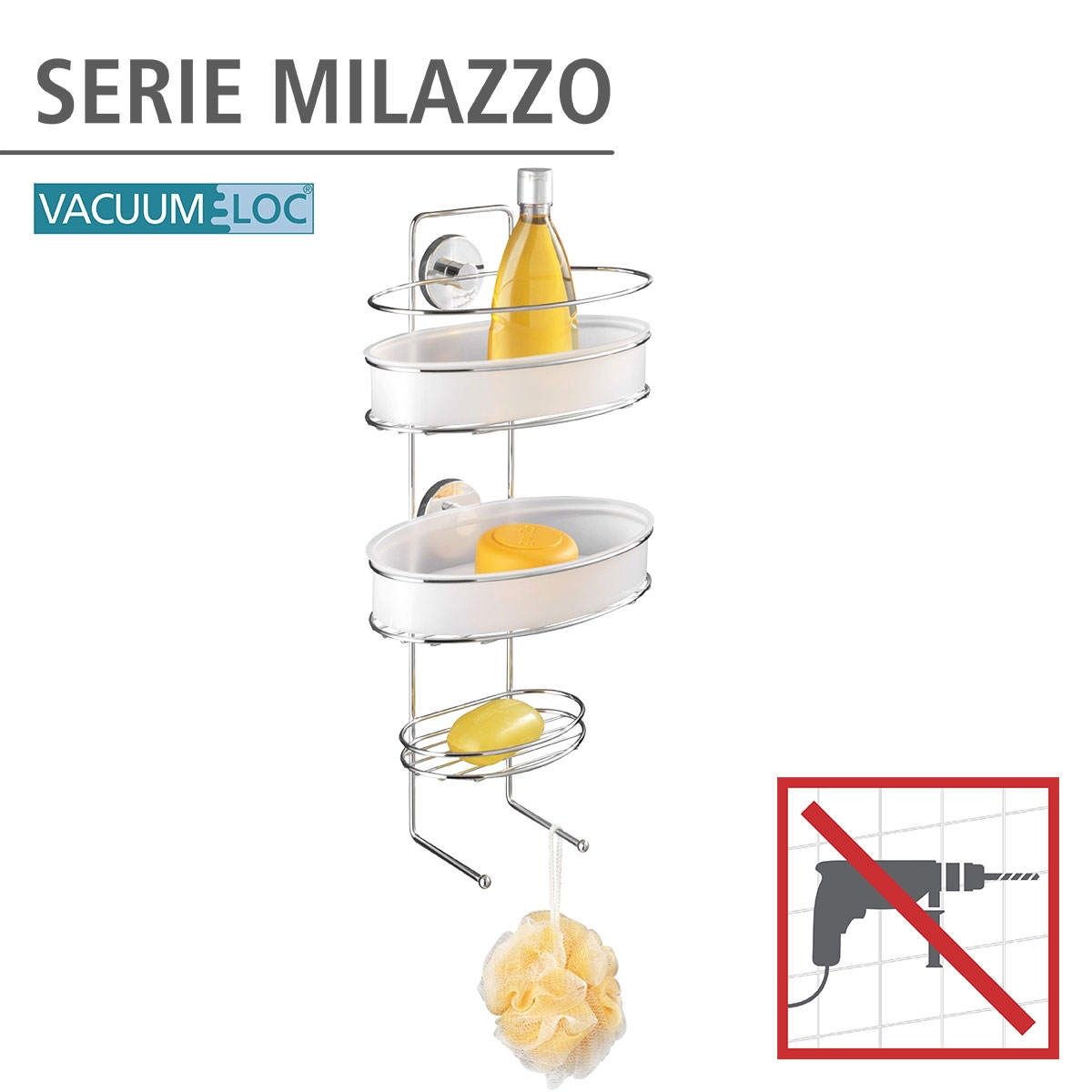 Vacuum-Loc® Duschdiener „Milazzo“