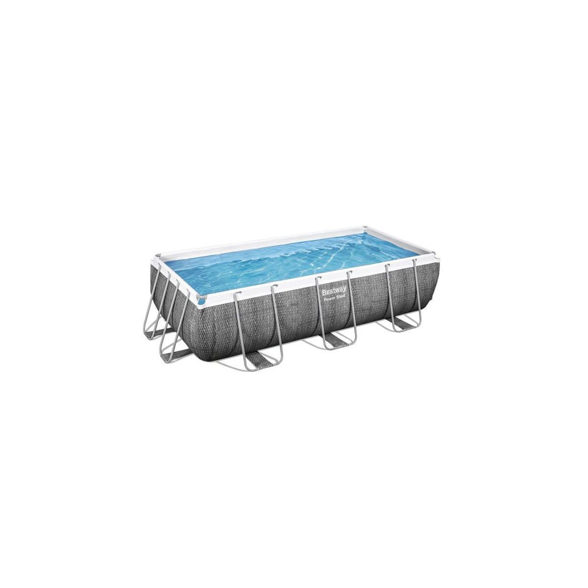 Bestway ® Power Steel™ Frame Pool Set mit Filterpumpe 404 x 201 x 100 cm Bild 1